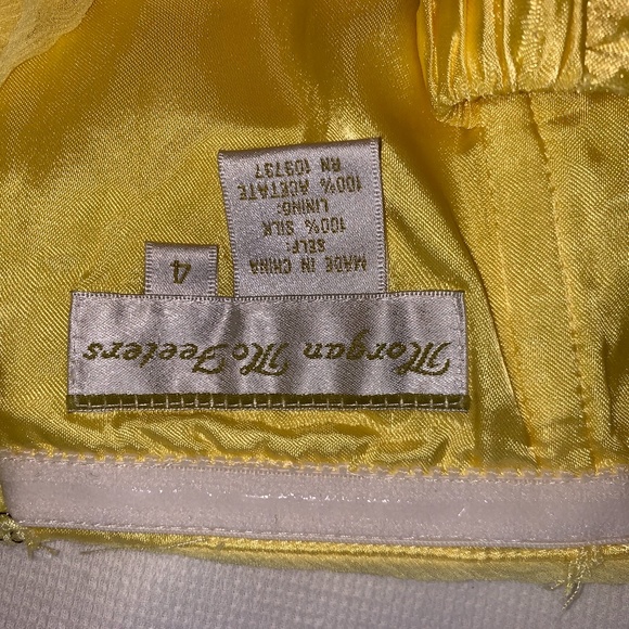 Strapless Yellow Dress - Picture 2 of 2